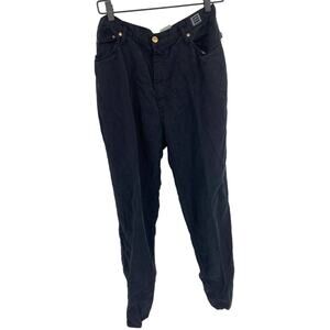 Votre Nom Jeans Boutique Women 44 Jeans Black Tapered High Rise